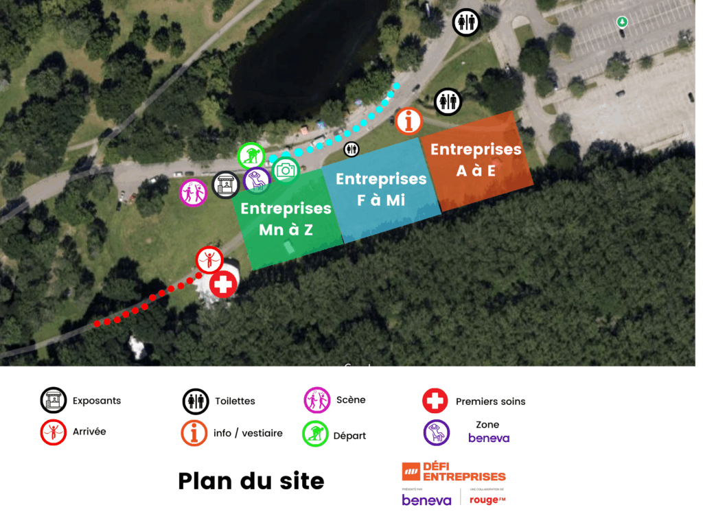Plan participants - Défi Entreprises